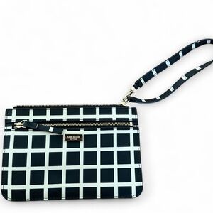 Kate Spade Checkered Wristlet